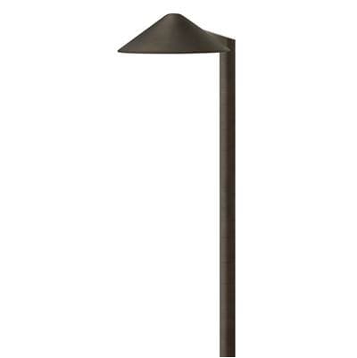 Hinkley Lighting 12V Round Side Mount LED Path Light - Brass Satin Black by Hinkley Lighting