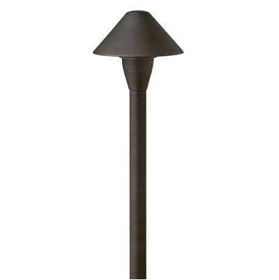 Hinkley Lighting 12V Mini Classic LED Path Light - Brass Satin Black by Hinkley Lighting