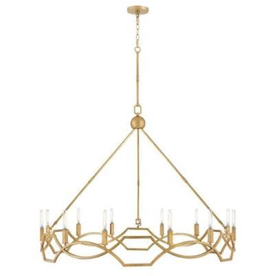 Hinkley Lighting Large Chandelier - Distressed Brass by Hinkley Lighting