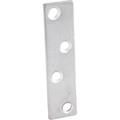 Hardware Resources 3'' X 3/4'' Zinc Plated Steel Mending Plate by Hardware Resources