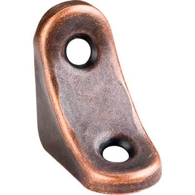 Hardware Resources 1-3/8'' X 1-3/8'' X 3/4'' Antique Copper Church Pew Bracket by Hardware Resources