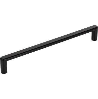 192 mm Center-to-Center Matte Black Gibson Cabinet Pull by Hardware Resources
