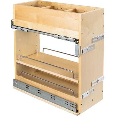 Hardware Resources ''no Wiggle'' 8'' Soft-close Vanity Cabinet Pullout - Uv Coated by Hardware Resources
