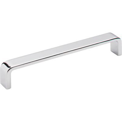 160 mm Center-to-Center Polished Chrome Square Asher Cabinet Pull by Hardware Resources