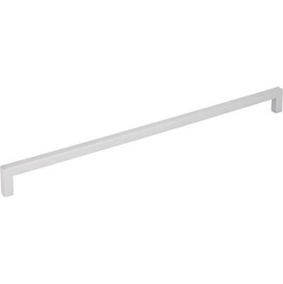 320 mm Center-to-Center Matte Silver Square Stanton Cabinet Bar Pull by Hardware Resources
