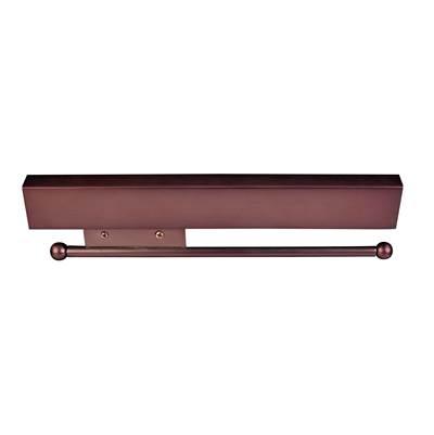 Brushed Oil Rubbed Bronze 12'' Sliding Valet Rod by Hardware Resources