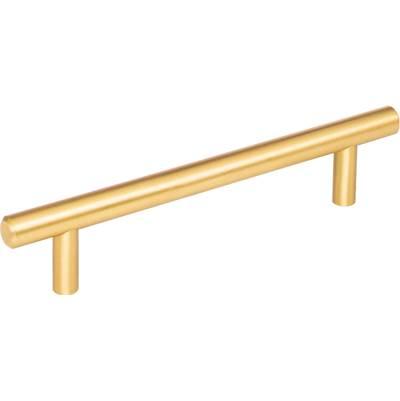 128 mm Center-to-Center Brushed Gold Naples Cabinet Bar Pull by Hardware Resources