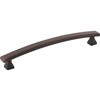 160 mm Center-to-Center Brushed Oil Rubbed Bronze Square Hadly Cabinet Pull by Hardware Resources
