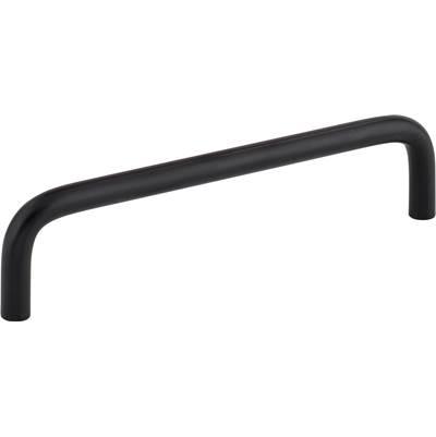 128 mm Center-to-Center Matte Black Torino Cabinet Wire Pull by Hardware Resources