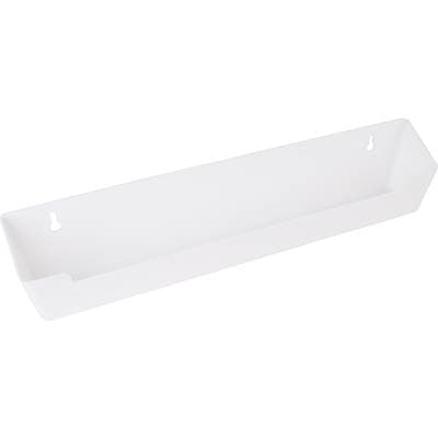 Hardware Resources 14-13/16 Inch Plastic Tip-out Tray for Sink Front - White by Hardware Resources