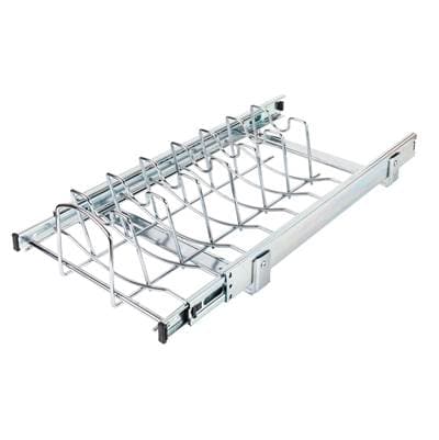 Hardware Resources Wire Cookware Lid Pullout - Chrome by Hardware Resources