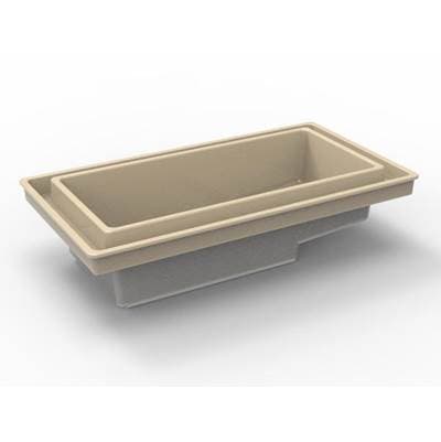 Hydro Systems Auburn 8043 Metro TUB ONLY - Almond by Hydro Systems