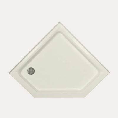Hydro Systems Shower PAN AC 4833 NEO Angle - Biscuit-left HAND by Hydro Systems