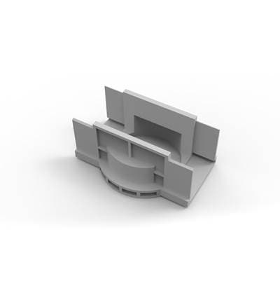 Infinity Drain 2 3/8'' PVC Outlet Section for S-ag/s-dg 38 Series by Infinity Drain