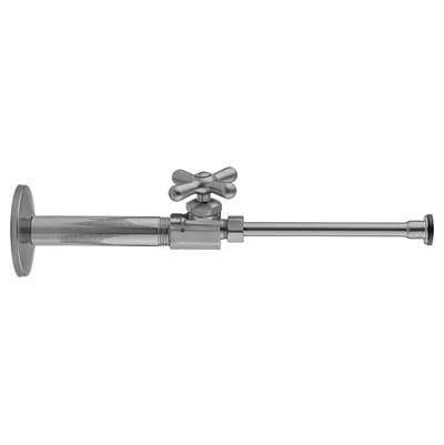 Jaclo Multi Turn Straight Pattern 3/8'' IPS X 3/8'' O.D. Toilet Supply Kit with Cross Handle,... by Jaclo