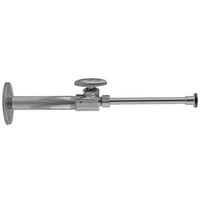 Jaclo Multi Turn Straight Pattern 1/2'' IPS x 3/8'' O.D. Toilet Supply Kit with Oval Handle, 20''... by Jaclo