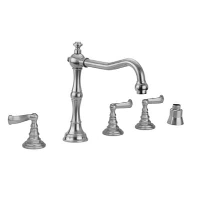 Jaclo Roaring 20's Roman Tub Set with Ribbon Lever Handles and Straight Handshower - Oil Rubbed... by Jaclo
