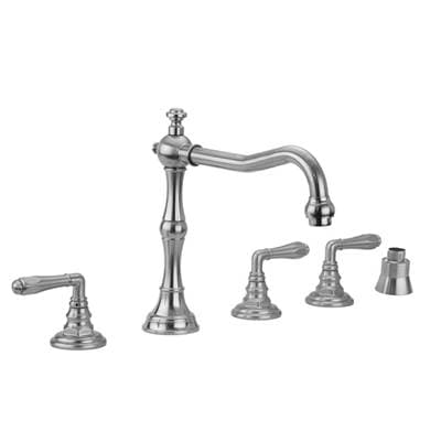 Jaclo Roaring 20's Roman Tub Set with Smooth Lever Handles and Straight Handshower - Oil Rubbed... by Jaclo