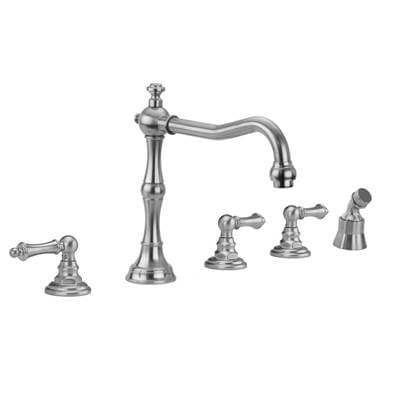 Jaclo Roaring 20's Roman Tub Set with Ball Lever Handles and Angled Handshower - Oil Rubbed Bronze by Jaclo