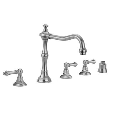 Jaclo Roaring 20's Roman Tub Set with Ball Lever Handles and Straight Handshower - Oil Rubbed Bronze by Jaclo