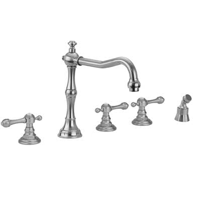 Jaclo Roaring 20's Roman Tub Set with Majesty Lever Handles and Angled Handshower - Oil Rubbed... by Jaclo