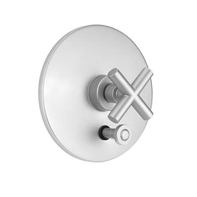 Jaclo Round Plate with Contempo Slim Cross Trim for Pressure Balance Cycling Valve with Built-in... by Jaclo