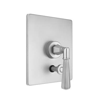 Jaclo Rectangle Plate with Hex Lever Trim for Pressure Balance Cycling Valve with Built-in... by Jaclo