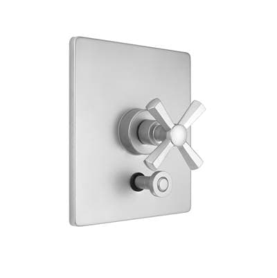 Jaclo Rectangle Plate with Hex Cross Trim for Pressure Balance Cycling Valve with Built-in... by Jaclo