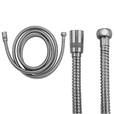 Jaclo 79'' Swivel Double Spiral Brass Hose - Antique Brass by Jaclo