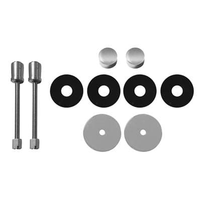 Jaclo Glass Mounting Kit for H40 Front Mount Shower Door Pulls - Black Nickel by Jaclo