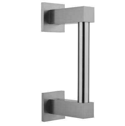 Jaclo 16'' Cubix H42 Front Mount Shower Door Pull - Antique Brass by Jaclo
