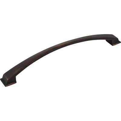 224 mm Center-to-Center Brushed Oil Rubbed Bronze Arched Roman Cabinet Pull by Jeffrey Alexander