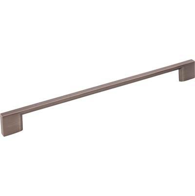 256 mm Center-to-Center Brushed Pewter Square Sutton Cabinet Bar Pull by Jeffrey Alexander