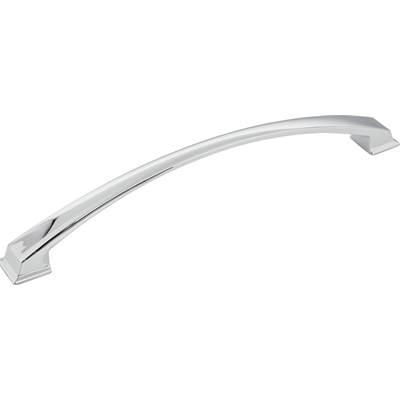 224 mm Center-to-Center Polished Chrome Arched Roman Cabinet Pull by Jeffrey Alexander