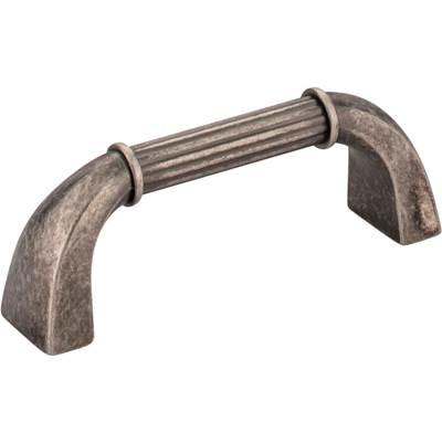3'' Center-to-Center Distressed Pewter Cordova Cabinet Pull by Jeffrey Alexander