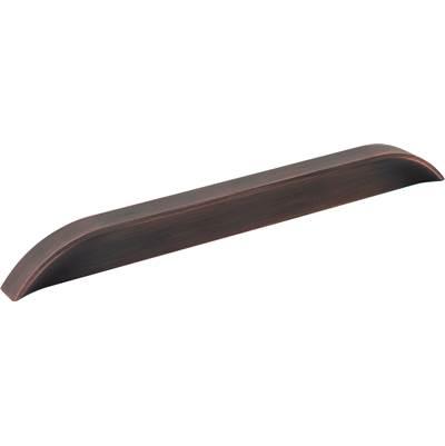 192 mm / 224 mm Center-to-Center Brushed Oil Rubbed Bronze Elara Cabinet Pinch Pull by Jeffrey Alexander