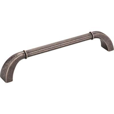 160 mm Center-to-Center Distressed Pewter Cordova Cabinet Pull by Jeffrey Alexander