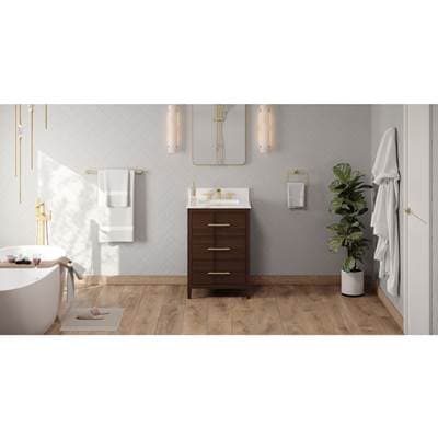 Jeffrey Alexander Katara 24'' Single Bathroom Vanity Set - Dark Walnut by Jeffrey Alexander