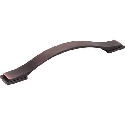 160 mm Center-to-Center Brushed Oil Rubbed Bronze Strap Mirada Cabinet Pull by Jeffrey Alexander