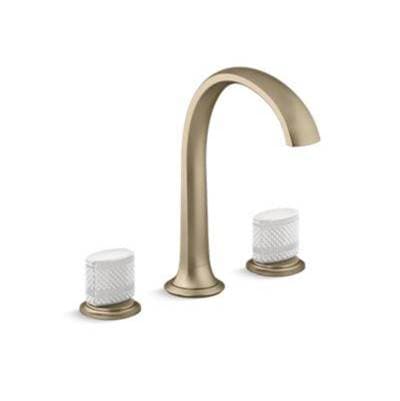 Kallista Script Sink Faucet, Arch Spt, Wt Porc - Brushed French Gold by Kallista