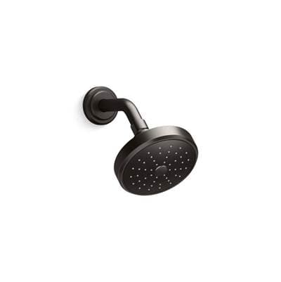 Kallista Laura Kirar Transitional Showerhead with Arm - Brushed Graphite by Kallista