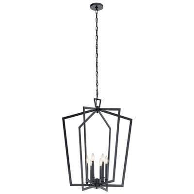 Kichler Lighting Large Foyer Pendant 6Lt - Black by Kichler Lighting