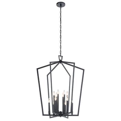 Kichler Lighting Foyer Chandelier 12Lt - Black by Kichler Lighting