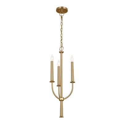 Kichler Lighting Mini Chandelier 3Lt - Brushed Natural Brass by Kichler Lighting