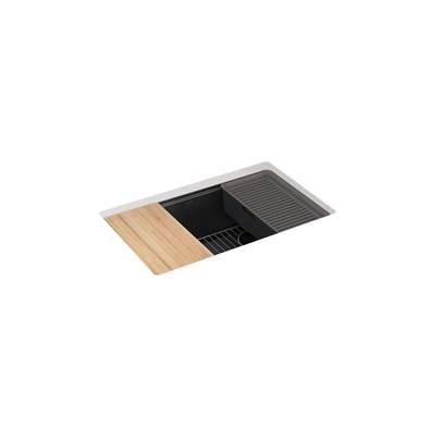 BillingsE 29'' undermount single-bowl workstation kitchen sink by Kohler