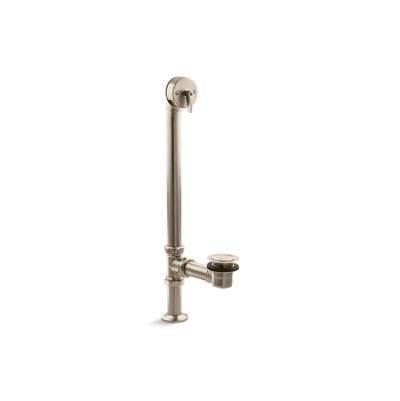 Artifacts 1-1/2'' pop-up bath drain for above- and through-the-floor freestanding bath installations by Kohler