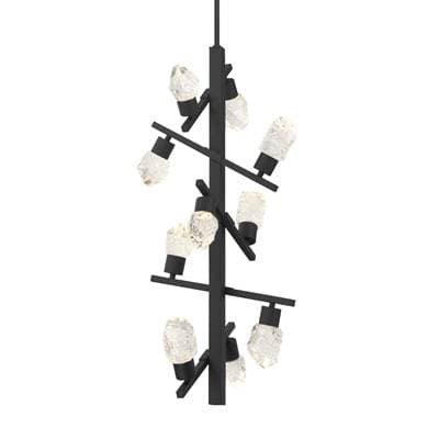 George Kovacs Kosmyc 10 Light Led Foyer Pendant - Sand Black by George Kovacs