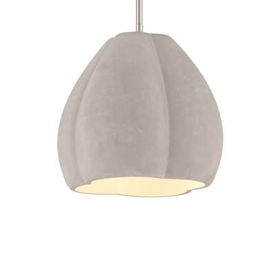 George Kovacs 1 Light Cement Pendant - Burnished Nickel by George Kovacs