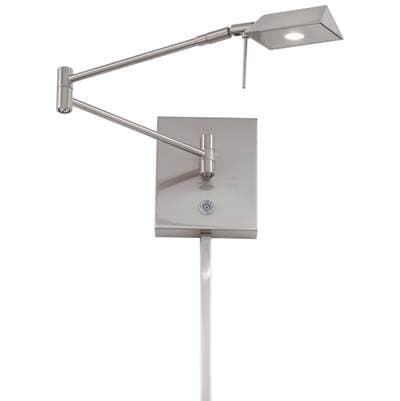 George Kovacs 1 Light Led Swing Arm Wall Lamp - Brushed Nickel by George Kovacs