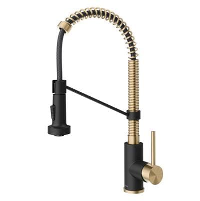 Kraus Boldene Commercial Style 2-Function Single Handle Pull Down Kitchen Faucet in Spot-free... by Kraus